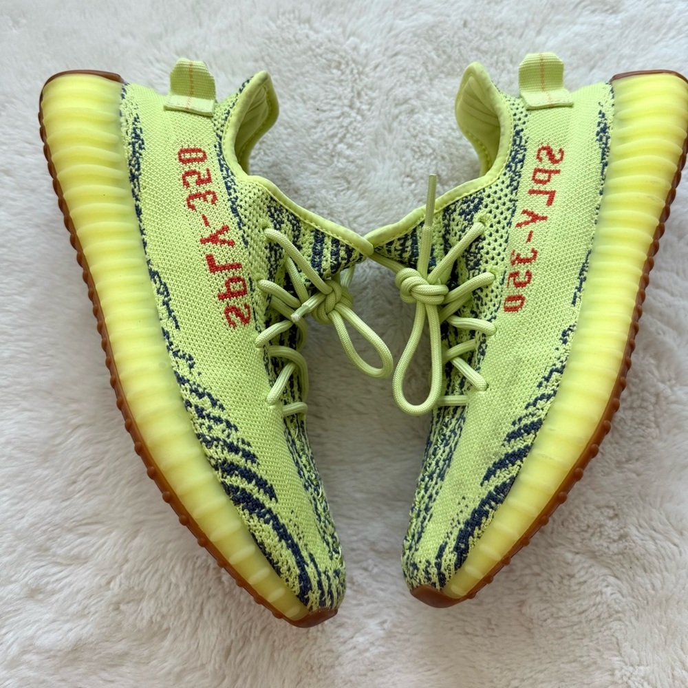 Adidas Yeezy 350 V neon black unisex size 8 US M Authentic